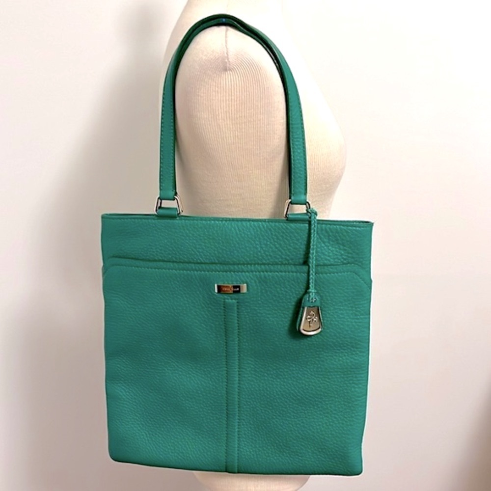 Cole Haan Pebbled Leather Marcy Tote Shoulder Handbag